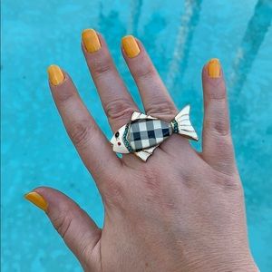 Betsey Johnson Fishy Ring